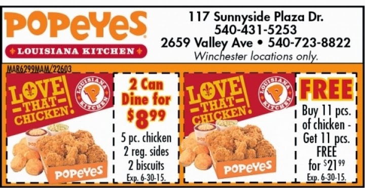 Search form Free Zaxby's Coupons. Get Offer. From Buffalo Wings & Rings. Receive a Free Starter. Get Offer. 48 savers. Order up with Popeyes coupons and enjoy sweet deals on Louisiana food “to geaux.” jaydenfobbs commented on 11/12/ popeyes is amazing. multivarkaixm2f.ga Restaurants & /5(38).
